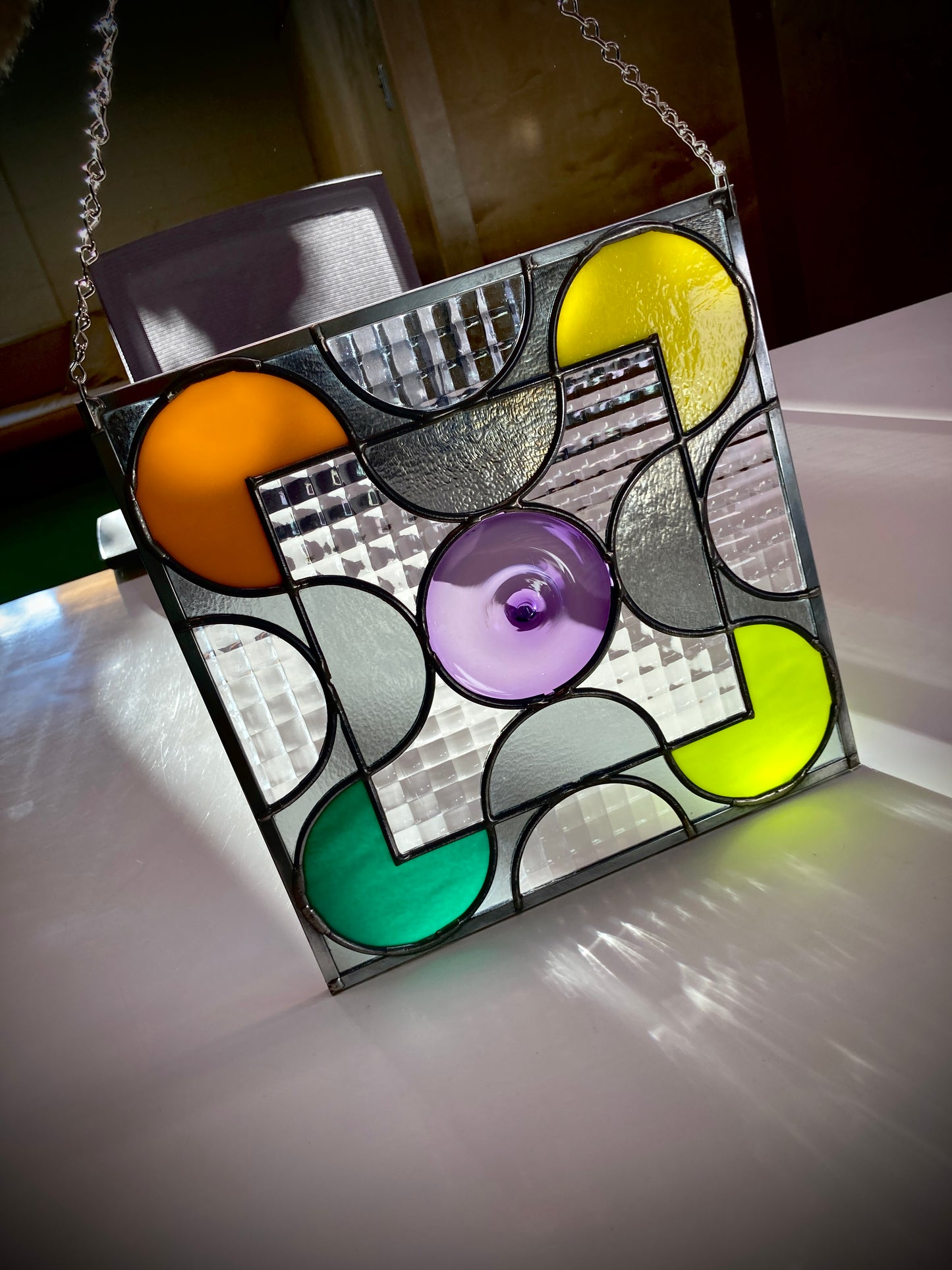Purple Nurple Mod Geometric Panel