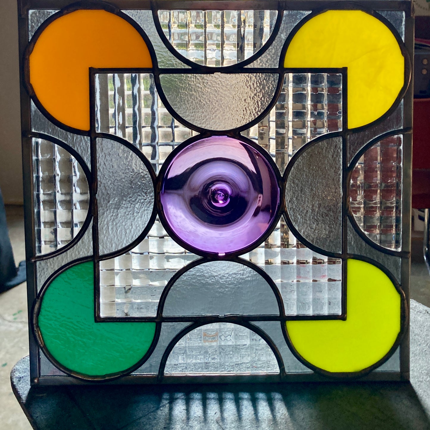 Purple Nurple Mod Geometric Panel