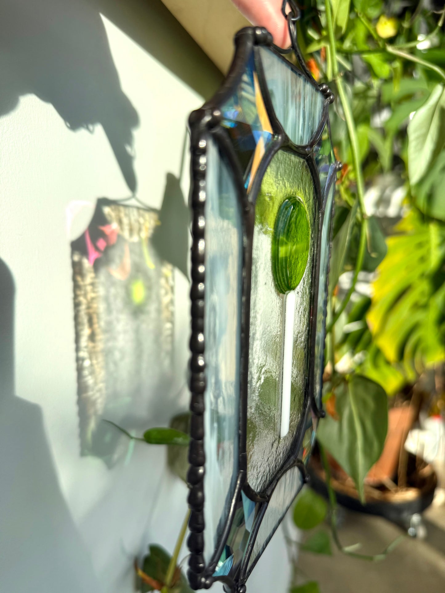 Green Apple Lollipop Suncatcher