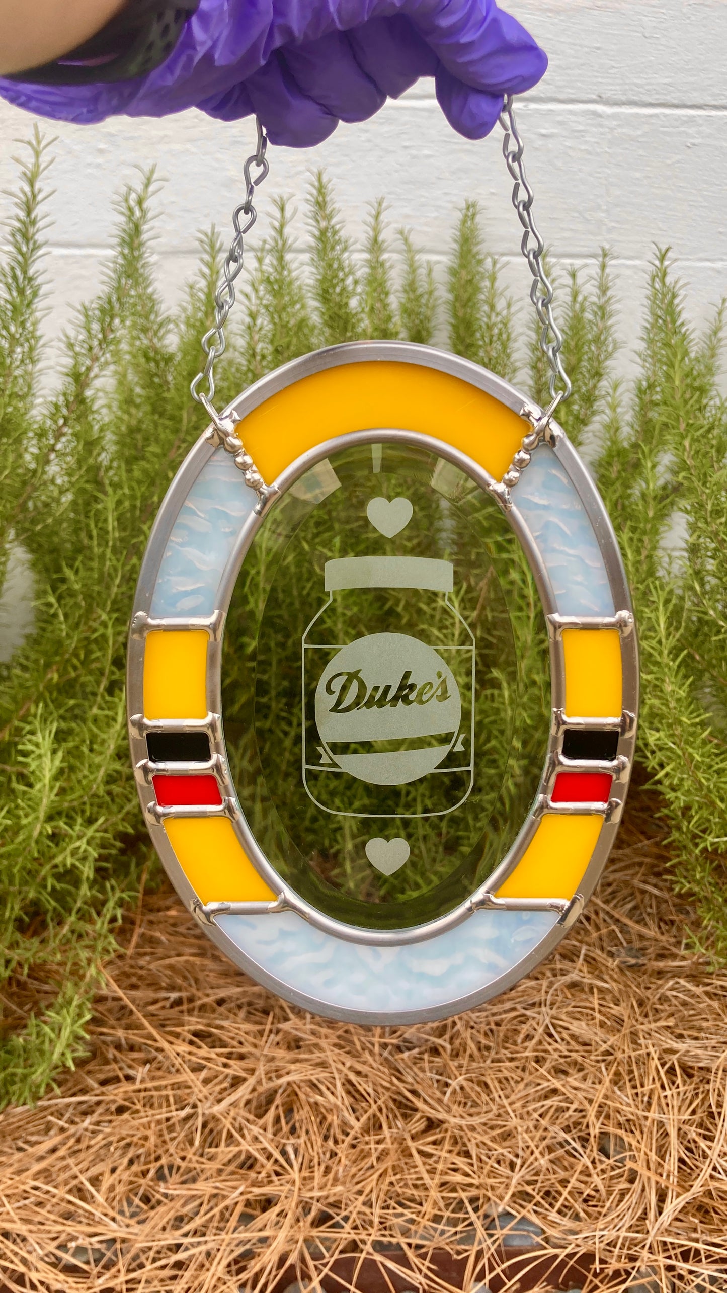 Sandblasted Ode to Duke’s Mayo