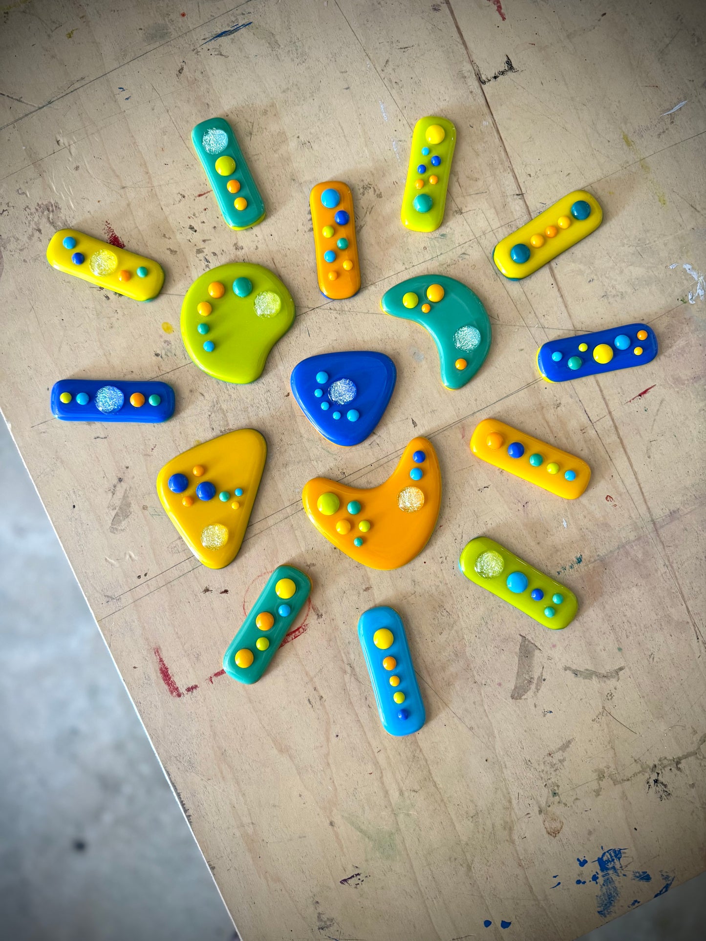Fused Sensory Strip with Sparkles