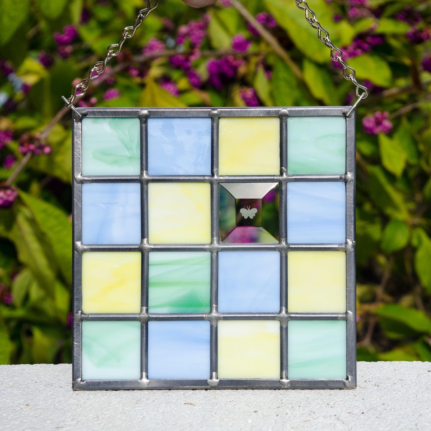 Checkered Panel: Single Butterfly No. 1