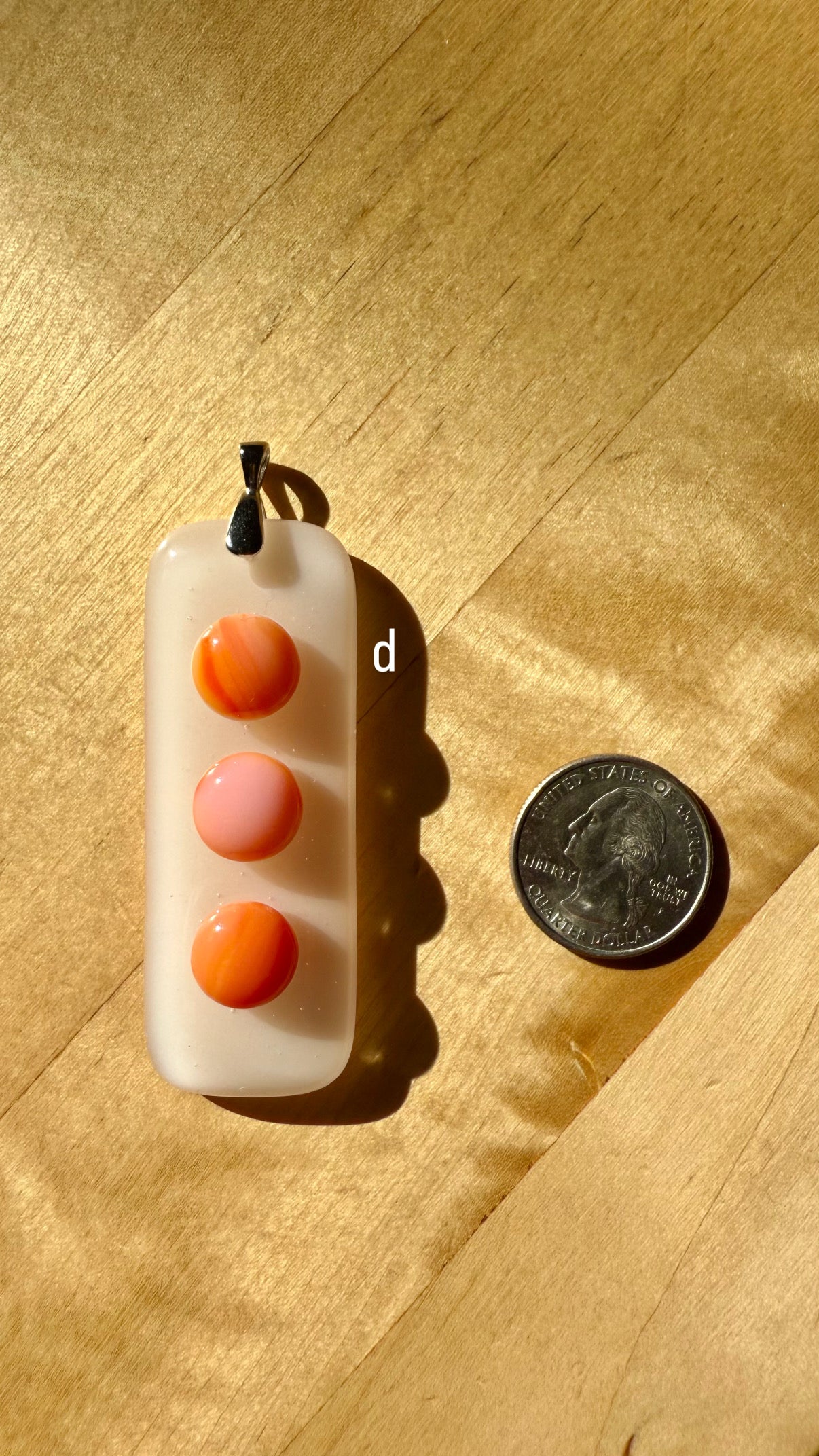 Fused Fidget Pendant for Adults