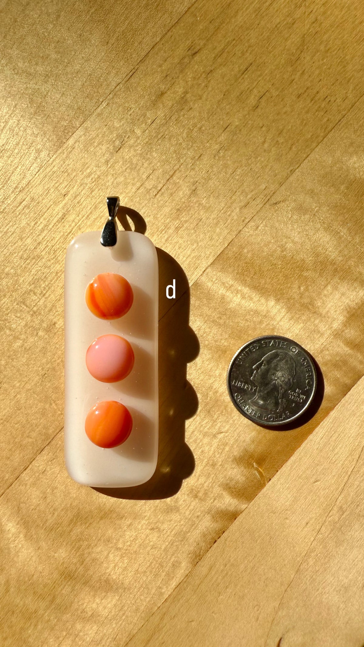 Fused Fidget Pendant for Adults