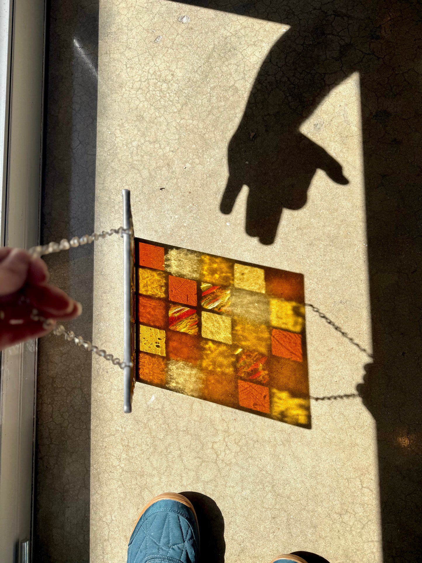 Amber Patchwork Panel