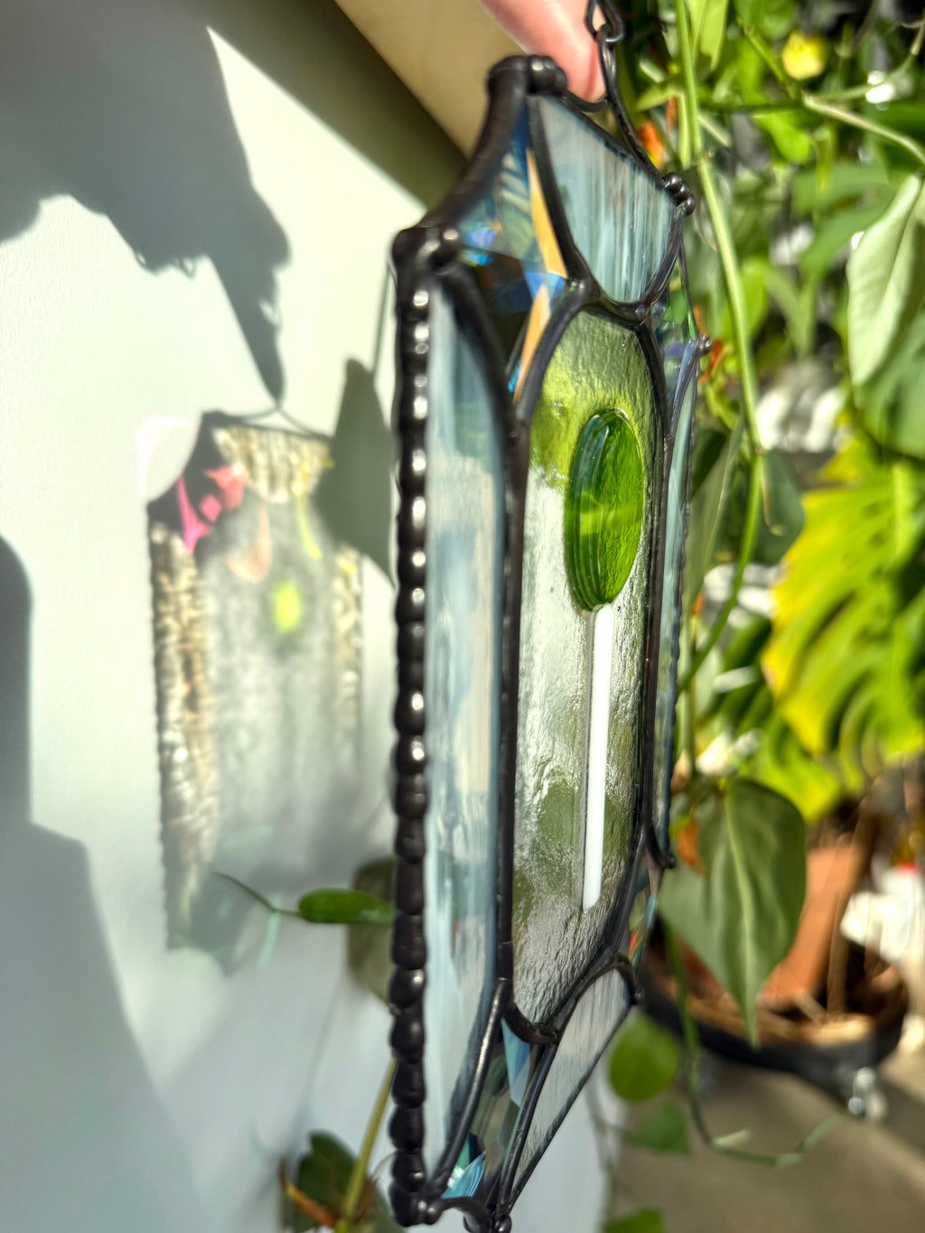 Green Apple Lollipop Suncatcher
