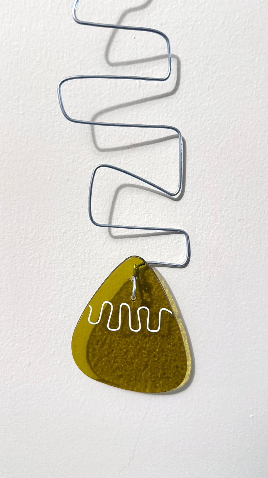 Kinetic Sculpture No. 1 • Mid-Century Modern Fused Glass Mobile
