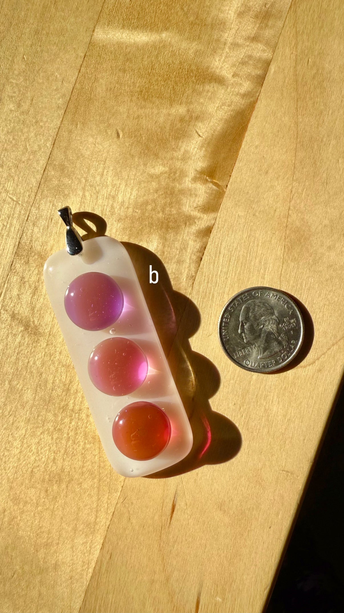 Fused Fidget Pendant for Adults