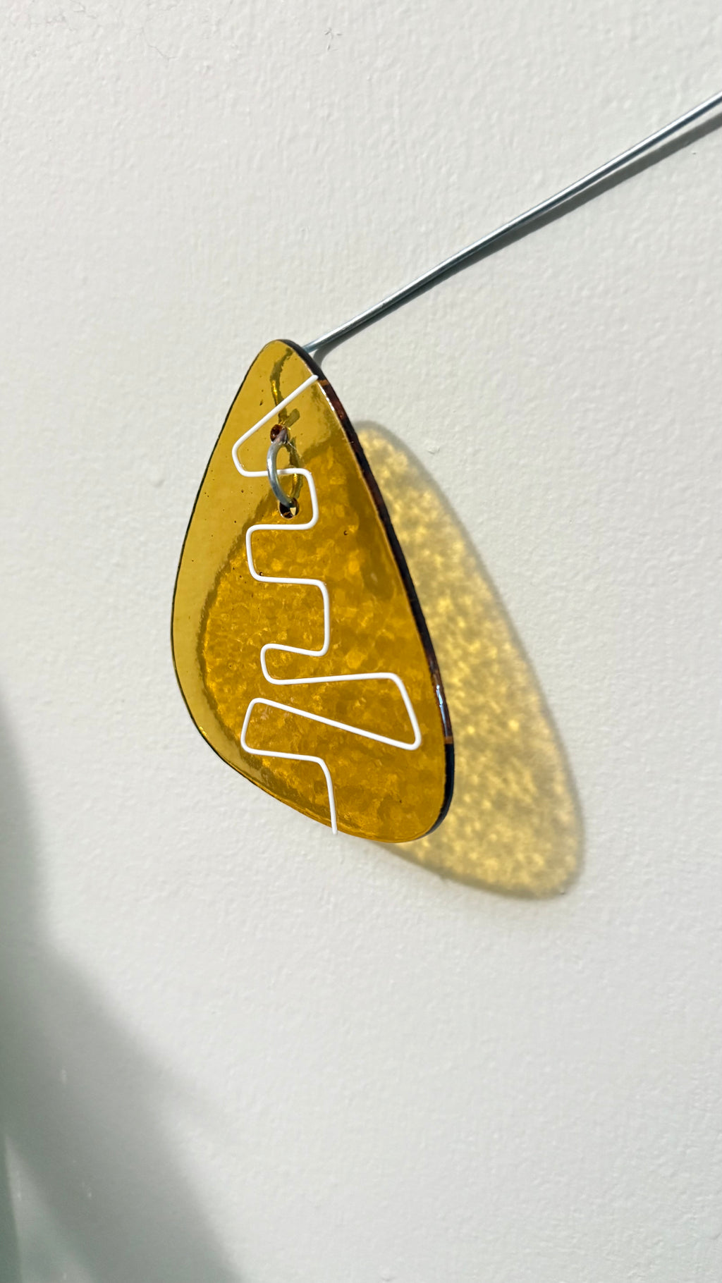 Kinetic Sculpture No. 1 • Mid-Century Modern Fused Glass Mobile
